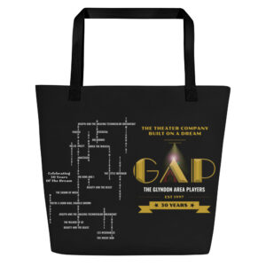 30th Large Tote Bag